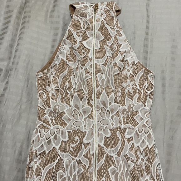 G by Guess high neck halter dress lace detail NWOT - Picture 6 of 10